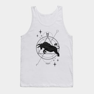 Zodiac, Taurus, Astrology, Star sign, Stars Tank Top